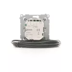 Simon 54 WMDR-14xxx1-044 Regulator temperatury z wyświetlaczem z czujnikiem zewnętrznym (moduł) 16(2) A, 230V~; złoty mat *W komplecie czujnik zewnętrzny (sonda)