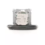 Simon 54 WMDR-14xxx1-046 Regulator temperatury z wyświetlaczem z czujnikiem zewnętrznym (moduł) 16(2) A, 230V~; brąz mat *W komplecie czujnik zewnętrzny (sonda)