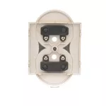 Simon 54 WMDW-P0131x-044 Pokrywa gniazda podwójnego z przesłonami do ramek PREMIUM; złoty mat
