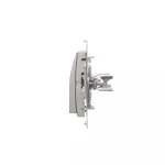 Simon 54 WMDO-Sx14x1-043 Oprawa oświetleniowa LED, 14 V DC, 0.42 W, białe ciepłe 3000K; srebrny mat !Wymagany zasilacz 14V
