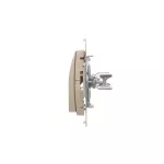 Simon 54 WMDO-Sx14x1-044 Oprawa oświetleniowa LED, 14 V DC, 0.42 W, białe ciepłe 3000K; złoty mat !Wymagany zasilacz 14V