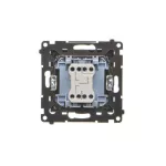 Simon 55 WMDL-0106L1-149 Łącznik roletowy trójpozycyjny 1-0-2 (moduł) 10 A, 250 V~, szybkozłącza; Czarny mat