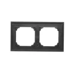 Simon 55 WMDZ-01102x-0149 Ramka 2-krotna LINE; Czarny mat