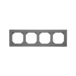 Simon 55 WMDZ-01104x-0116 Ramka 4-krotna LINE; Grafitowy mat