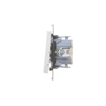 Simon 55 WMDL-0102xx-143 Łącznik jednobiegunowy (moduł) 10 AX, 250 V~, szybkozłącza; Aluminium mat
