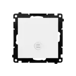 Simon 55 WMDL-0105xx-111 Łącznik jednobiegunowy z podświetleniem LED (moduł) 10 AX, 250 V~, szybkozłącza; Biały mat