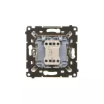 Simon 55 WMDL-0105xx-144 Łącznik jednobiegunowy z podświetleniem LED (moduł) 10 AX, 250 V~, szybkozłącza; Szampański mat
