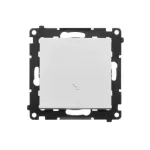 Simon 55 WMDL-0103xx-143 Łącznik schodowy (moduł) 10 AX, 250 V~, szybkozłącza; Aluminium mat