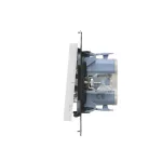Simon 55 WMDL-0106xx-111 Łącznik schodowy bez piktogramu (moduł) 10 AX, 250 V~, szybkozłącza; Biały mat