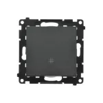 Simon 55 WMDL-0104xx-149 Łącznik krzyżowy (moduł) 10 AX, 250 V~, szybkozłącza; Czarny mat