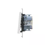 Simon 55 WMDL-0106Lx-111 Łącznik krzyżowy bez piktogramu (moduł) 10 AX, 250 V~, szybkozłącza; Biały mat
