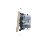 Simon 55 WMDL-0106Lx-144 Łącznik krzyżowy bez piktogramu (moduł) 10 AX, 250 V~, szybkozłącza; Szampański mat