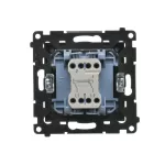 Simon 55 WMDL-0106Lx-149 Łącznik krzyżowy bez piktogramu (moduł) 10 AX, 250 V~, szybkozłącza; Czarny mat