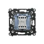 Simon 55 WMDL-0104Lx-111 Łącznik krzyżowy z podświetleniem LED – piktogram schody (moduł) 10 AX, 250 V~, szybkozłącza; Biały mat