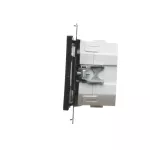 Simon 55 WMDL-TEZ2-149 Łącznik/przycisk roletowy podwójny, elektroniczny (moduł); Czarny mat