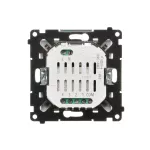 Simon 55 WMDL-TEW4-111 Łącznik elektroniczny 4-krotny z funkcją przycisku lub łącznika czasowego, do sterownia niezależnie 4 obwodami, 230 V (moduł); Biały mat