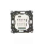 Simon 55 WMDL-TEW4-149 Łącznik elektroniczny 4-krotny z funkcją przycisku lub łącznika czasowego, do sterownia niezależnie 4 obwodami, 230 V (moduł); Czarny mat