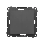 Simon 55 GO WMDS-TEW2W-116 Sterownik podwójny oświetleniowy, sterowany smartfonem [Wi-Fi] - SWITCH D; 2x5 A, 230 V, (moduł); Grafitowy mat