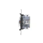 Simon 55 WMDL-050xxR-0xx Łącznik świecznikowy (mechanizm) 10AX, 250V~, szybkozłącza, czarna rama montażowa