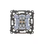 Simon 55 WMDL-0106L8R-0XX Przycisk roletowy (mechanizm) 10A, 250V~, szybkozłącza, czarna rama montażowa