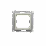 Simon 54 WMDZ-74X3XX-042 Adapter (przejściówka) na osprzęt standardu 45 × 45 mm; kaszmirowy *Do gniazd teleinformatycznych Simon Connect