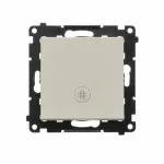 Simon 55 WMDL-0104Lx-142 Łącznik krzyżowy z podświetleniem LED – piktogram schody (moduł) 10 AX, 250 V~, szybkozłącza; Kaszmirowy