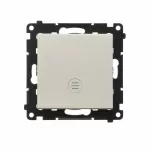 Simon 55 WMDL-0104Mx-142 Łącznik krzyżowy z podświetleniem LED – podświetlenie jak w łączniku pojedynczym (moduł) 10 AX, 250 V~, szybkozłącza; Kaszmirowy