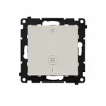 Simon 55 WMDL-0P1xx5-142 Łącznik dwubiegunowy z podświetleniem LED (moduł) 10 AX, 250 V~, szybkozłącza; Kaszmirowy