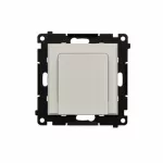 Simon 55 WMDL-TEWH1-142 Łącznik hotelowy elektroniczny z podświetleniem LED z przekaźnikiem 16 A, 230 V~, z opóźnieniem wyłączenia 10,20,30 sek. (moduł); Kaszmirowy