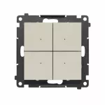 Simon 55 GO WMDL-TEW4W-142 Sterownik poczwórny Wi-Fi, sterowany smartfonem, 4x5(2) A, 230 V, (moduł); Kaszmirowy