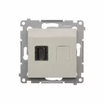 Simon 54 WMDH-0XXXX1-042 Gniazdo HDMI (moduł); kaszmirowy