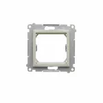 Simon 54 WMDZ-74X3XX-042 Adapter (przejściówka) na osprzęt standardu 45 × 45 mm; kaszmirowy *Do gniazd teleinformatycznych Simon Connect