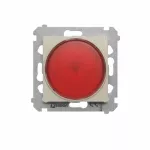 Simon 54 WMDS-020X2X-042 Sygnalizator świetlny LED – światło czerwone (moduł) 230V~; kaszmirowy