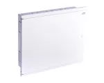 EMFF2 66W Obudowa metal., podtynkowa, 2 rzędy (33 mod.), 66 modułów, metalowe drzwi białe, z zaciskami N/PE