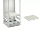 AS SHA 60 60 Półka regulowana, dla obudowy o wymiarach W=600mm, D=600mm