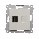 Simon 54 WMDH-0XXXX1-042 Gniazdo HDMI (moduł); kaszmirowy