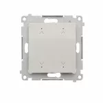 Simon 54 WMDC-008N5P-042 Łącznik/Przycisk roletowy podwójny elektroniczny (moduł) 230 V; kaszmirowy