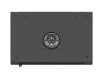 SZAFA INSTALACYJNA RACK WISZĄCA 19" 9U 540X350 CZARNA DRZWI PEŁEN METAL LANBERG (FLAT PACK)