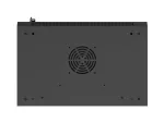 SZAFA INSTALACYJNA RACK WISZĄCA 19" 9U 540X350 CZARNA DRZWI PEŁEN METAL LANBERG (FLAT PACK)