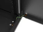 SZAFA INSTALACYJNA RACK WISZĄCA 19" 9U 540X350 CZARNA DRZWI PEŁEN METAL LANBERG (FLAT PACK)