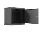 SZAFA INSTALACYJNA RACK WISZĄCA 19" 9U 540X350 CZARNA DRZWI PEŁEN METAL LANBERG (FLAT PACK)