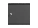 SZAFA INSTALACYJNA TPR 10" Z PŁYTĄ MESH 340X340X140 CZARNA LANBERG (ZŁOŻONA)