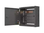 SZAFA INSTALACYJNA TPR 10" Z PŁYTĄ MESH 340X340X140 CZARNA LANBERG (ZŁOŻONA)