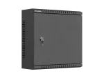 SZAFA INSTALACYJNA TPR 10" Z PŁYTĄ MESH 340X340X140 CZARNA LANBERG (ZŁOŻONA)