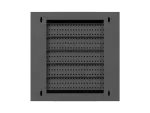 SZAFA INSTALACYJNA TPR 10" Z PŁYTĄ MESH 340X340X140 CZARNA LANBERG (ZŁOŻONA)