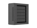 SZAFA INSTALACYJNA TPR 10" Z PŁYTĄ MESH 340X340X140 CZARNA LANBERG (ZŁOŻONA)