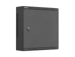 SZAFA INSTALACYJNA TPR 10" Z PŁYTĄ MESH 400X400X140 CZARNA LANBERG (ZŁOŻONA) 