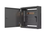 SZAFA INSTALACYJNA TPR 10" Z PŁYTĄ MESH 400X400X140 CZARNA LANBERG (ZŁOŻONA) 