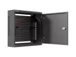 SZAFA INSTALACYJNA TPR 10" Z PŁYTĄ MESH 400X400X140 CZARNA LANBERG (ZŁOŻONA) 