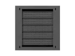 SZAFA INSTALACYJNA TPR 10" Z PŁYTĄ MESH 400X400X140 CZARNA LANBERG (ZŁOŻONA) 